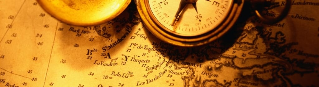 Compass on Chart